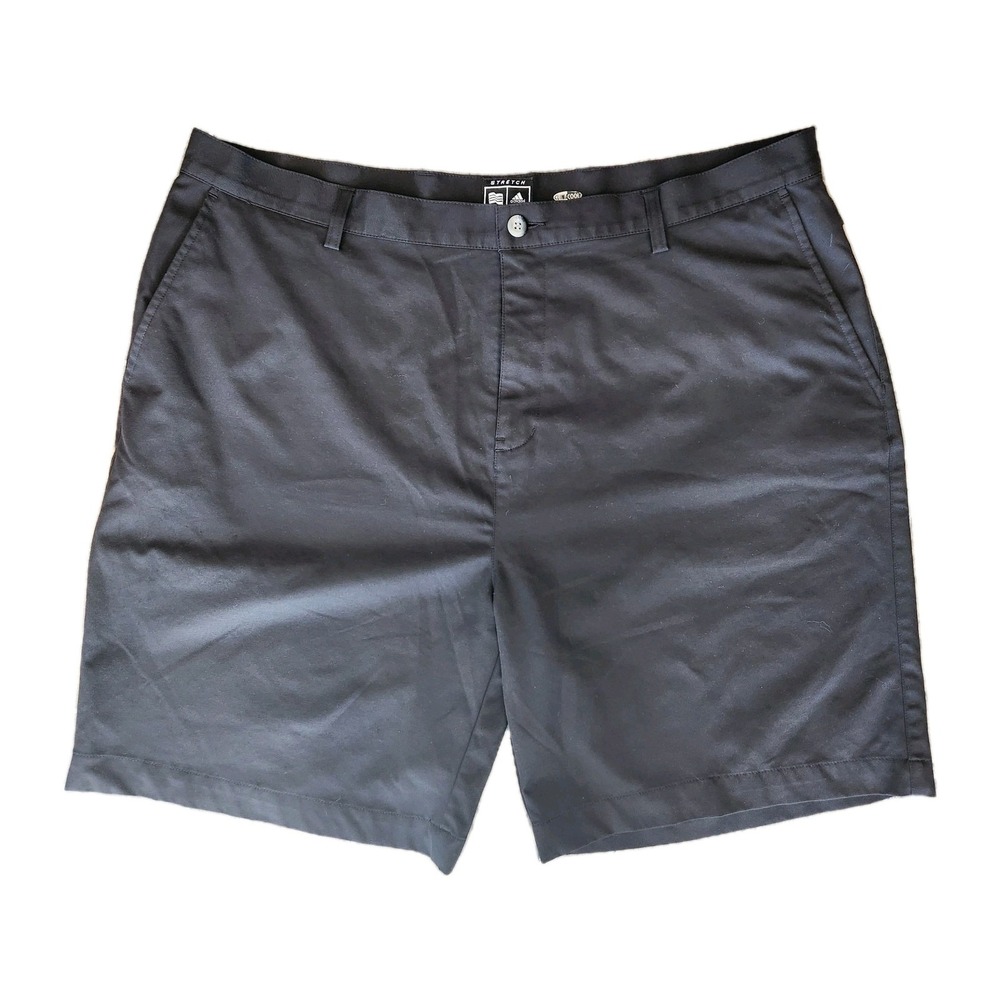 Adidas‎ Mens Climacool Stretch Golf Shorts Black Flat Front Size 42 Athleisure